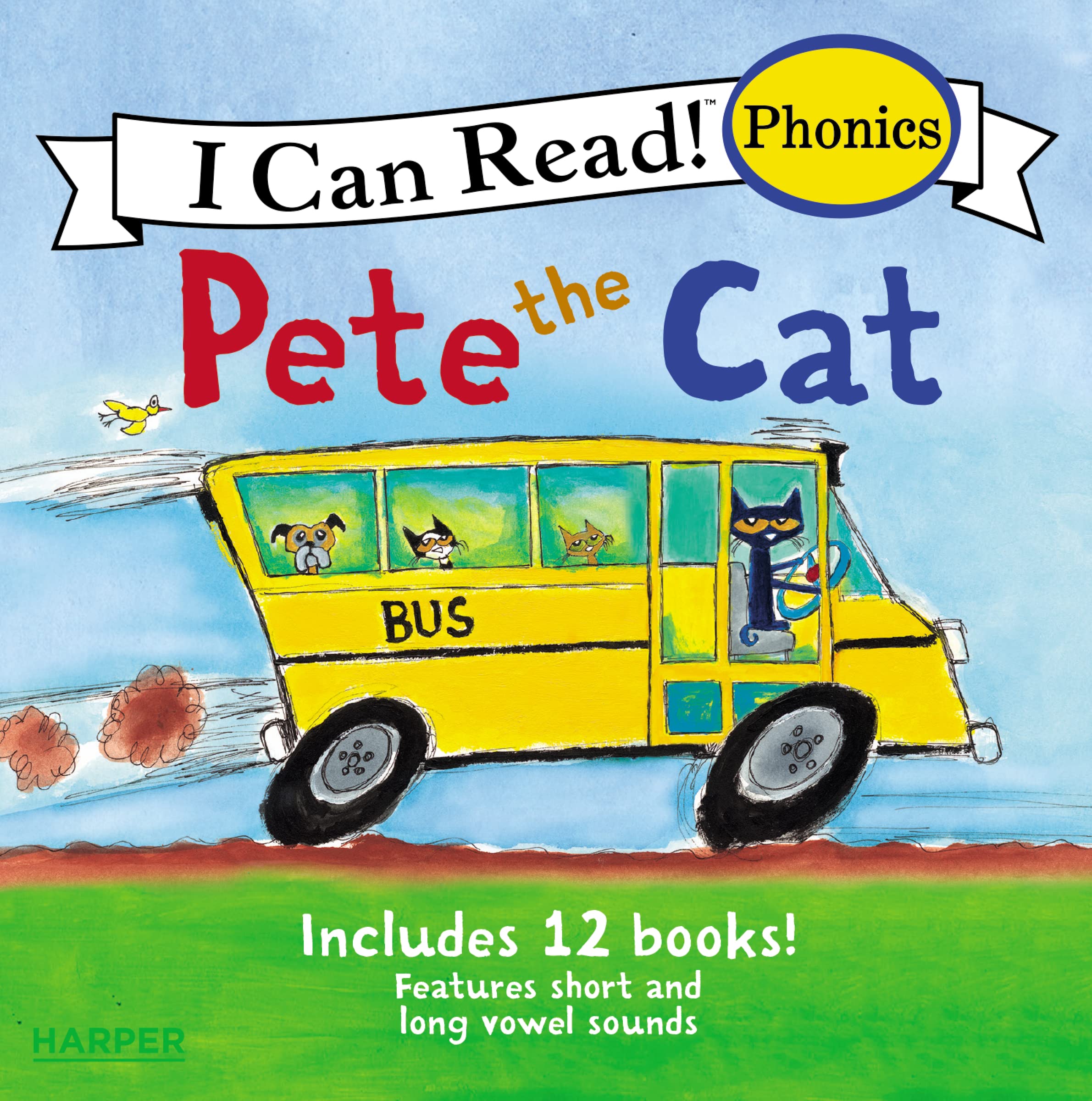 Pete the Cat 12-Book Phonics Fun!: An Ebook of 12
