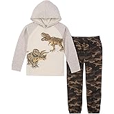 Kids Headquarters boys 2-piece Hoodie & Pant Set, Everyday Casual Wear, Ultra-soft & Comfortable Fit