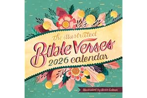 Illustrated Bible Verses Wall Calendar 2026: Timeless Wise Words of the Bible