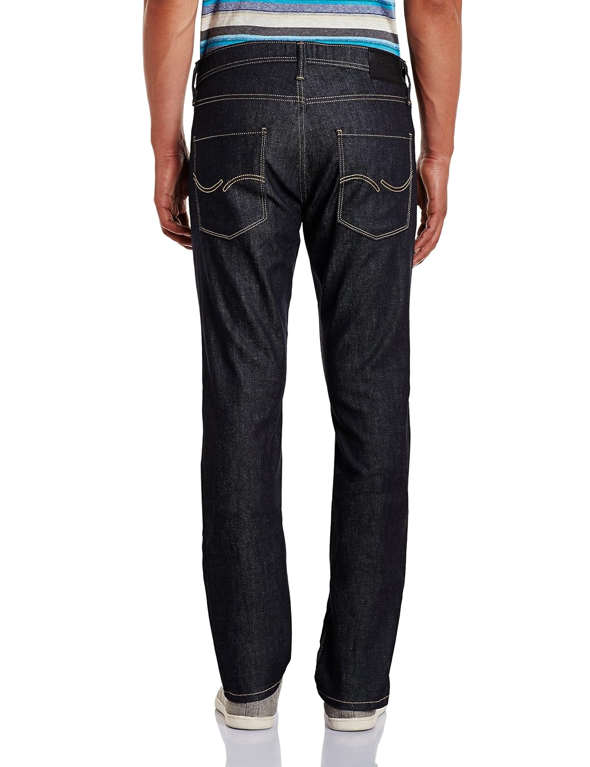 jack & jones men's clark straight fit jeans