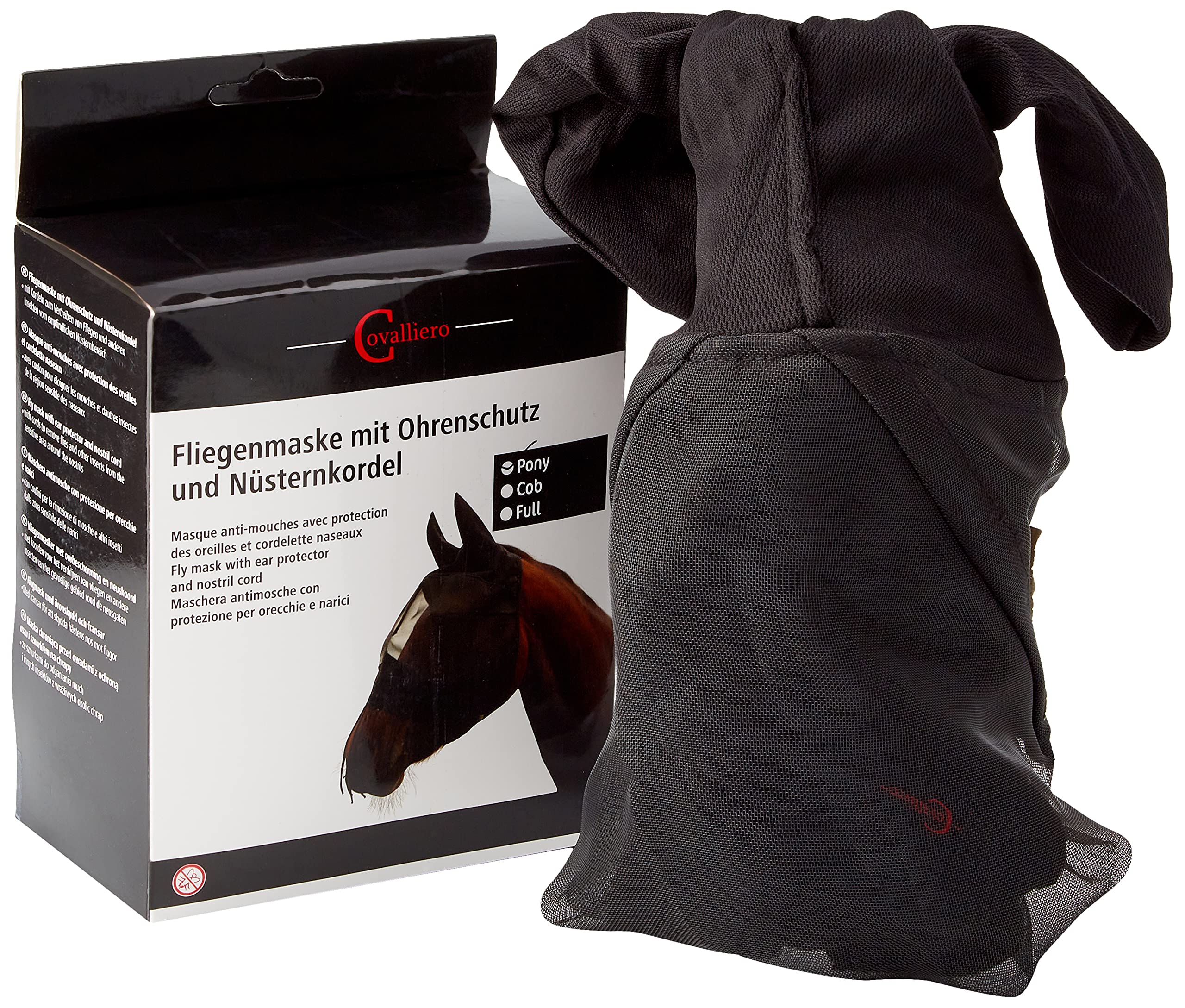 Kerbl VB 321267 Pony Fly Mask with Ear and Nose Protection