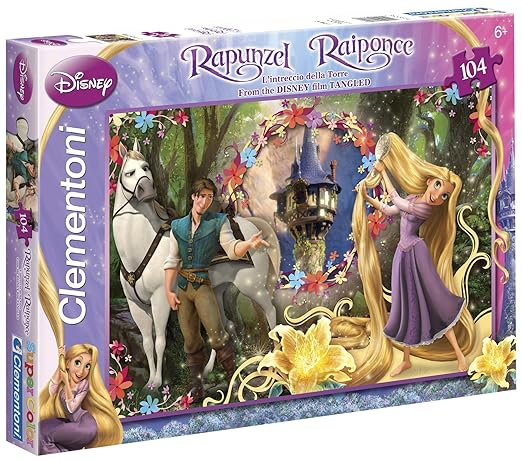 title=Clementoni Puzzle 27772- Rapunzel, let down your hair!- 104 pezzi
