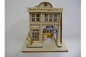 Ginger Cottages - North Pole Engine Company #1, Firehouse GC120