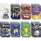 JOINFANXIN Graduation Themed Mini Spiral Notebook, Congratulations Graduation Mini Pocket Notebook for Classroom Teacher Students Rewards Birthday Party Gift (16 Pack)