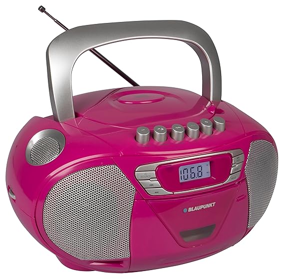 Blaupunkt Boombox 11 PLL | tragbares CD-Radio mit Kassettenplayer inklusive Aux In, Kopfhöreranschluss, Hörbuch-Funktion, LED