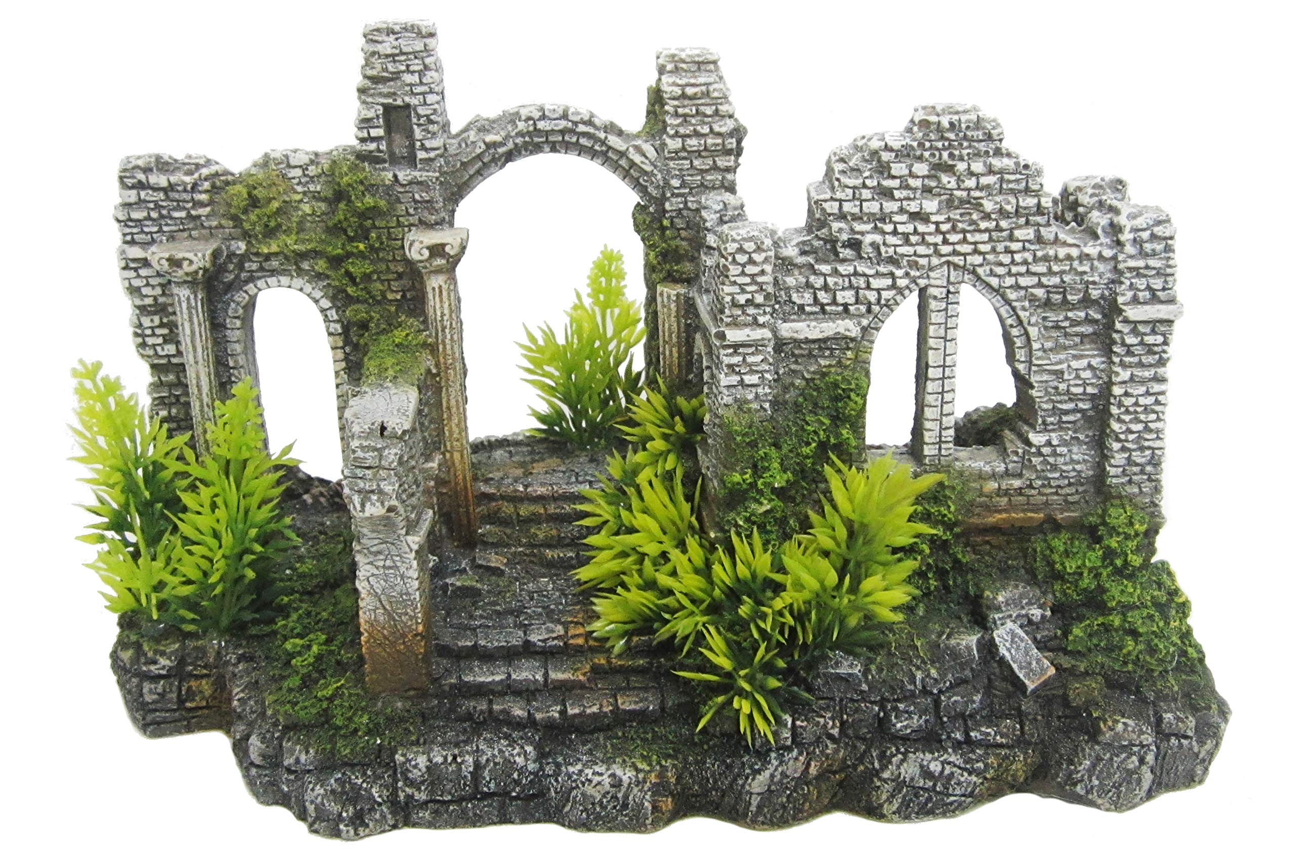 CLASSIC Ruined Castle with Plants 255mm
