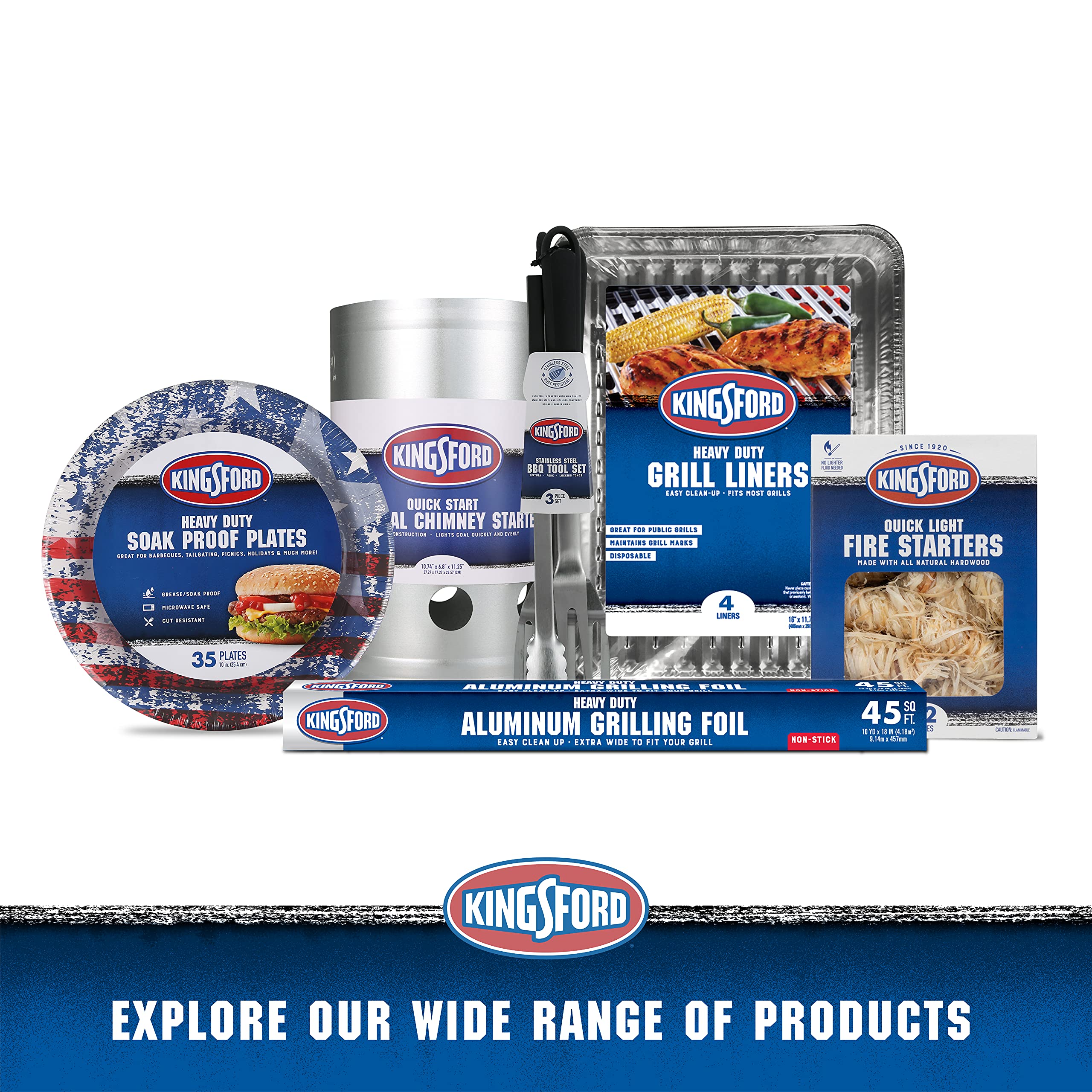 Kingsford Grilling Foil Sheets 10.75 in. L x 14 in. W