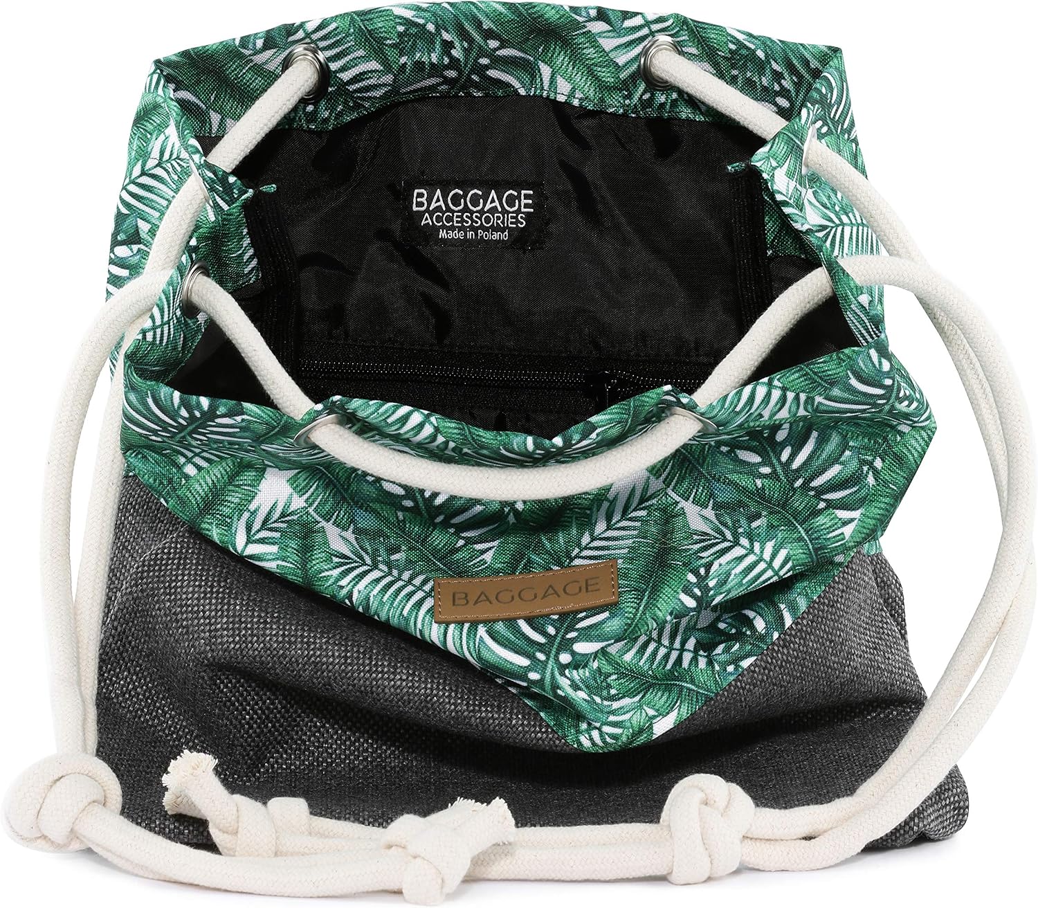 Ladeheid Women's Bag LABG08 (Palm Leaves/Dark Grey-21) - Image 5