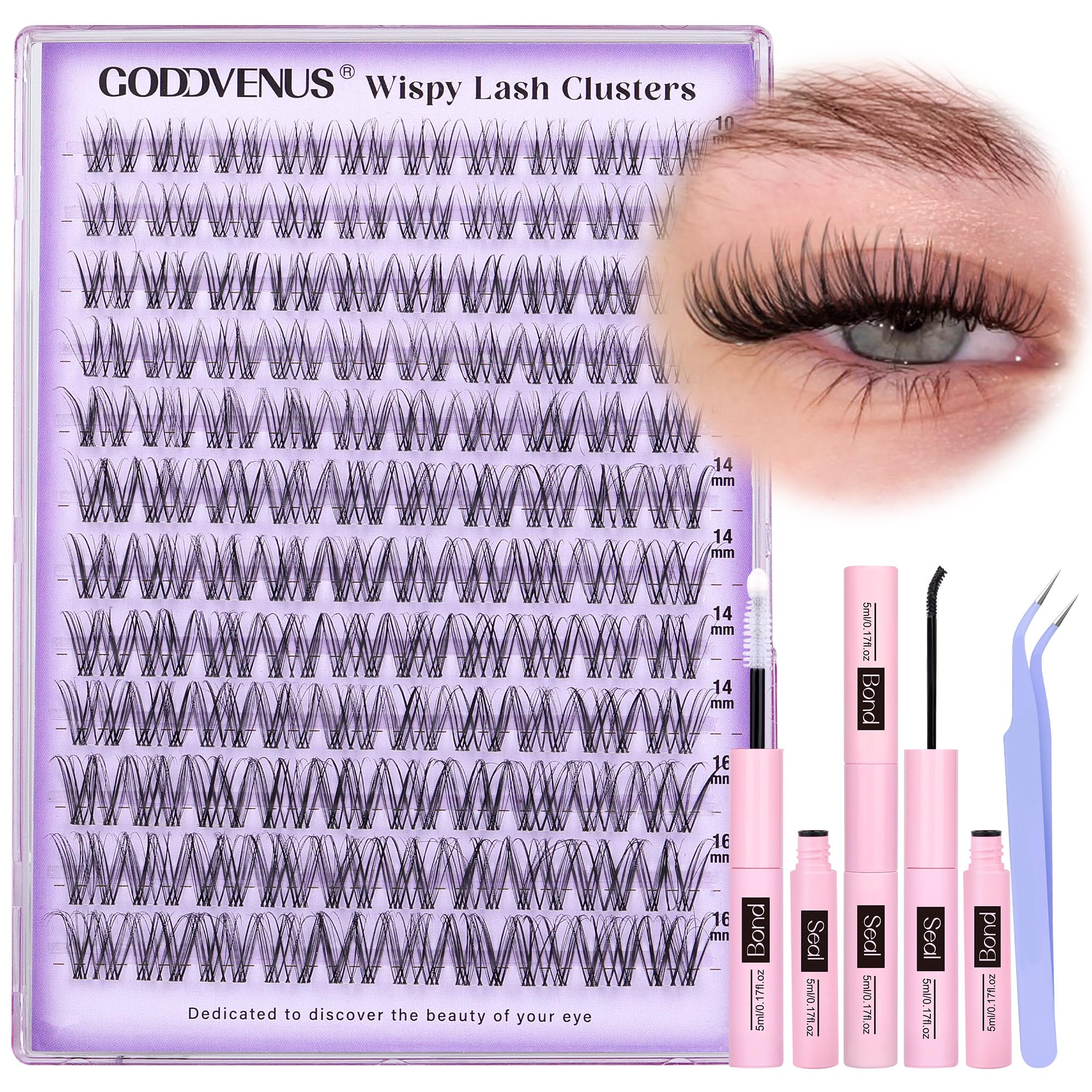 Invisible Band Lash Clusters Kit Wispy Natural