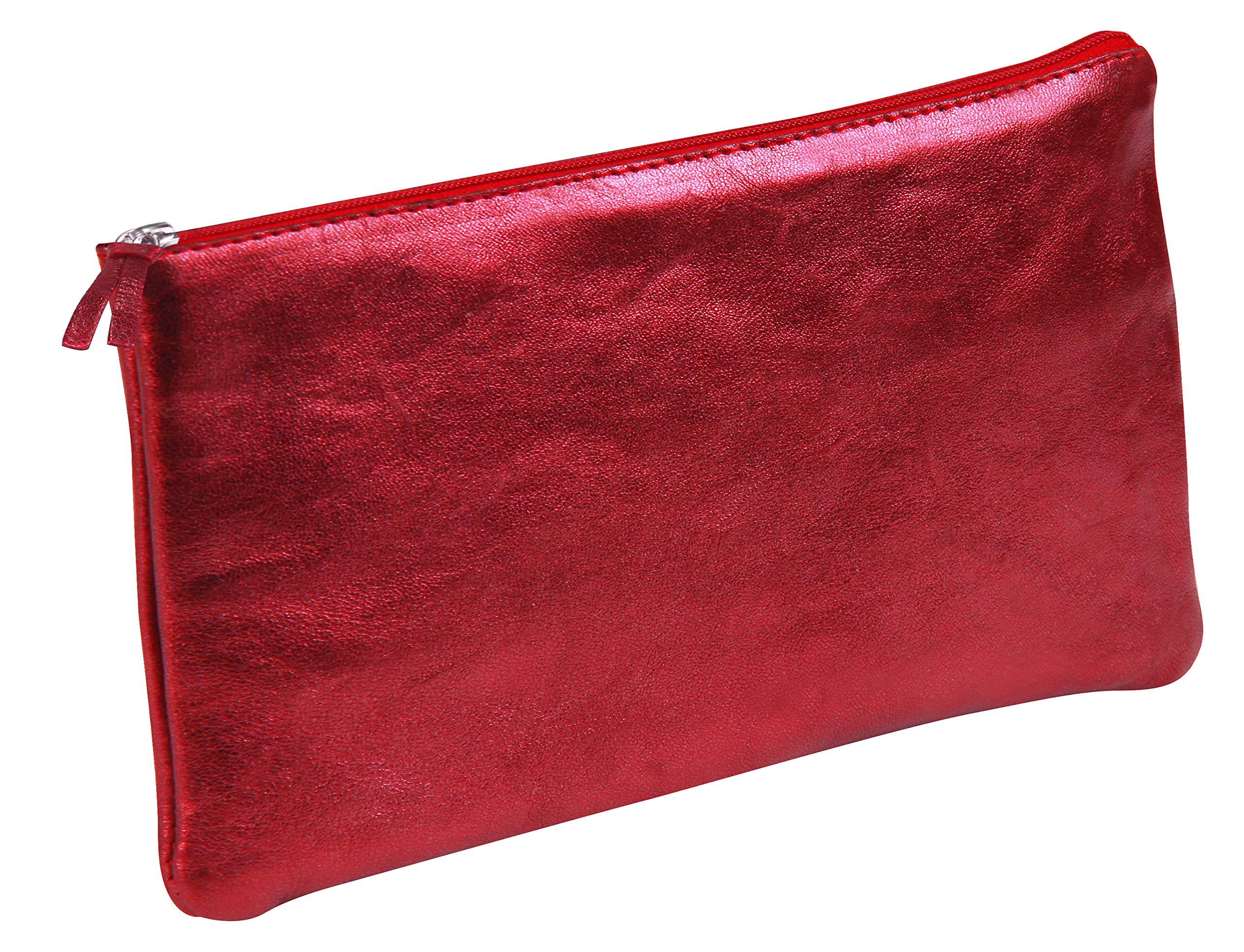 Clairefontaine Cuirisé Pencil Cases, 22 cm, Red (Rosso)