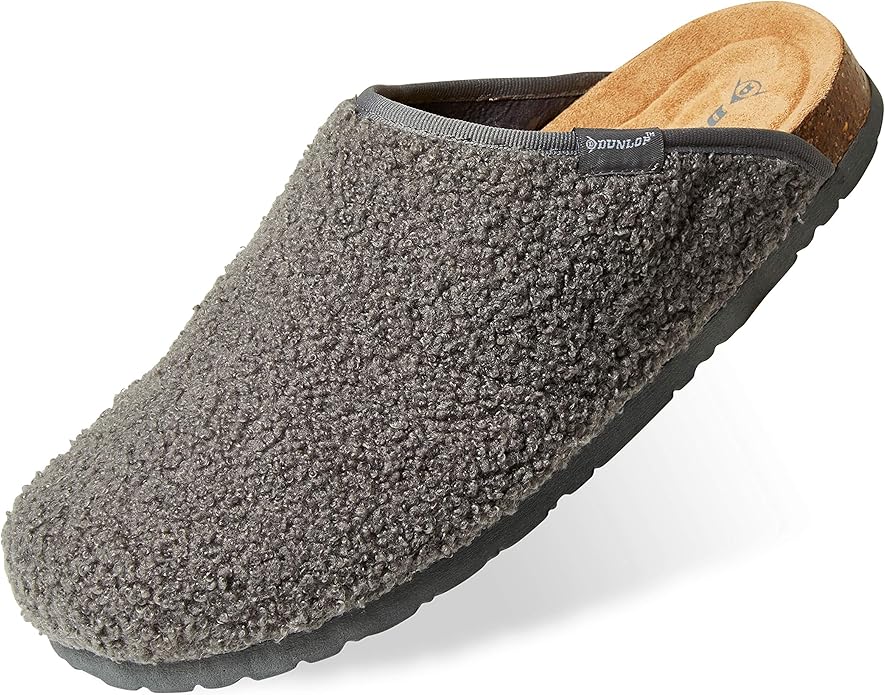 Chaussons Femme Daim Doublés Polaire, Pantoufles Hiver à Enfiler Avec Soutien Voûte Et Semelle Antiderapante Pour Interieur Exterieur 35 Eu Marron 98154725