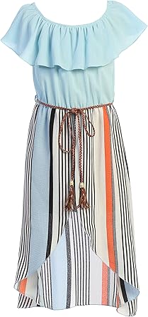 girls romper maxi dress