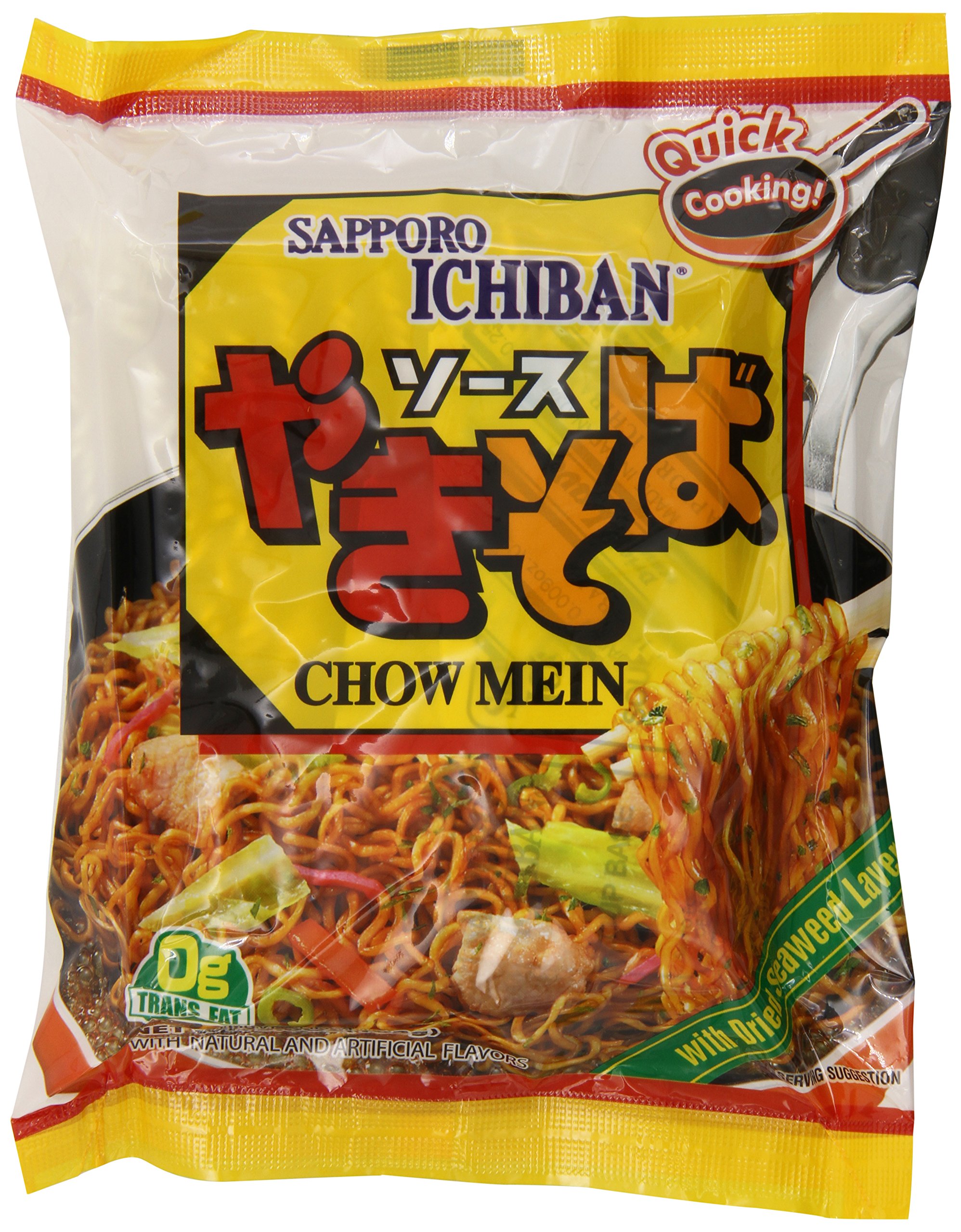 Sapporo Ichiban Chow Mein 3.6-Ounce Packages (Pack of 24) Free Shipping