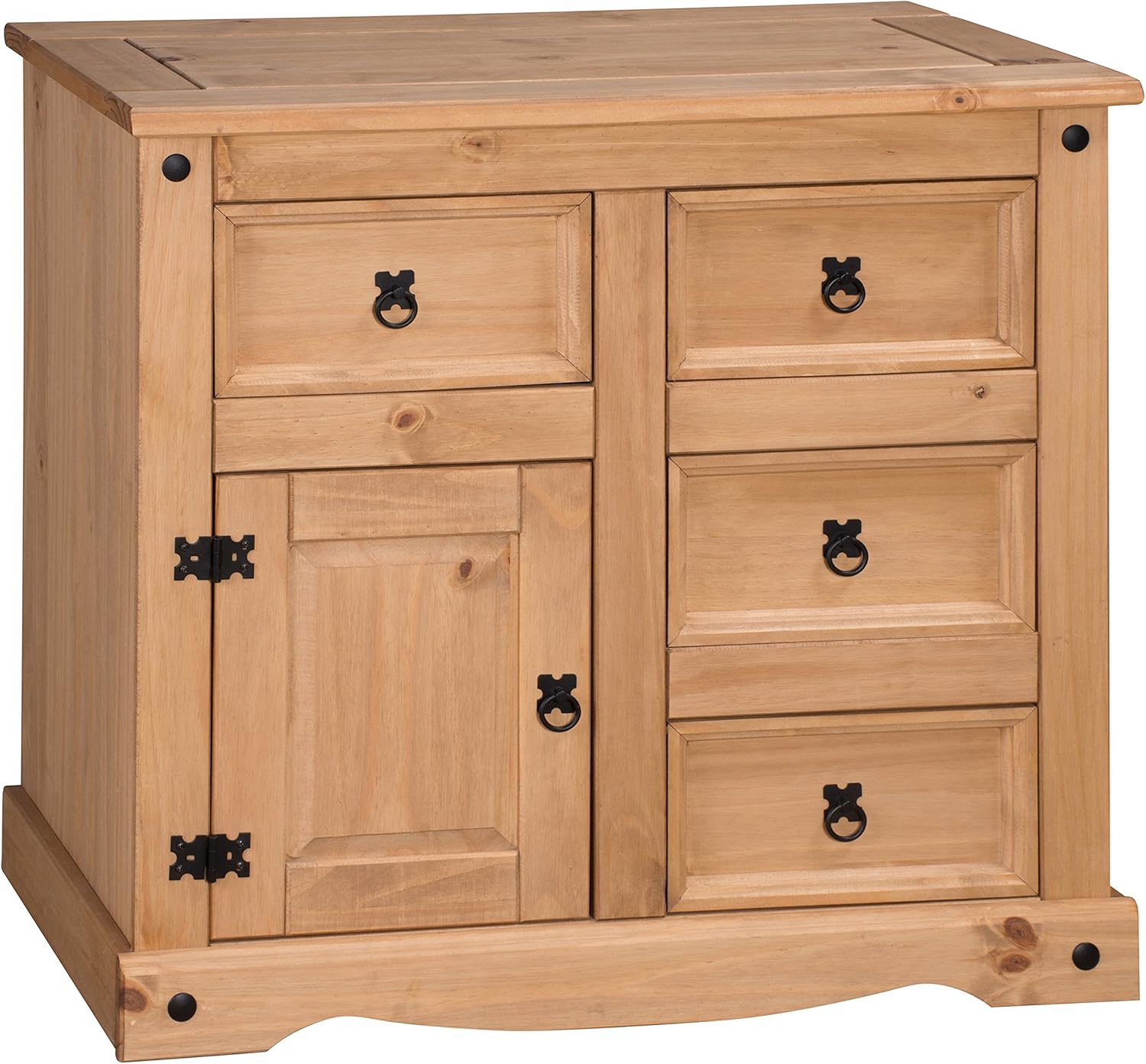 Mercers Furniture Trade Corona 1 Door 4 Drawer Small Sideboard Amazon