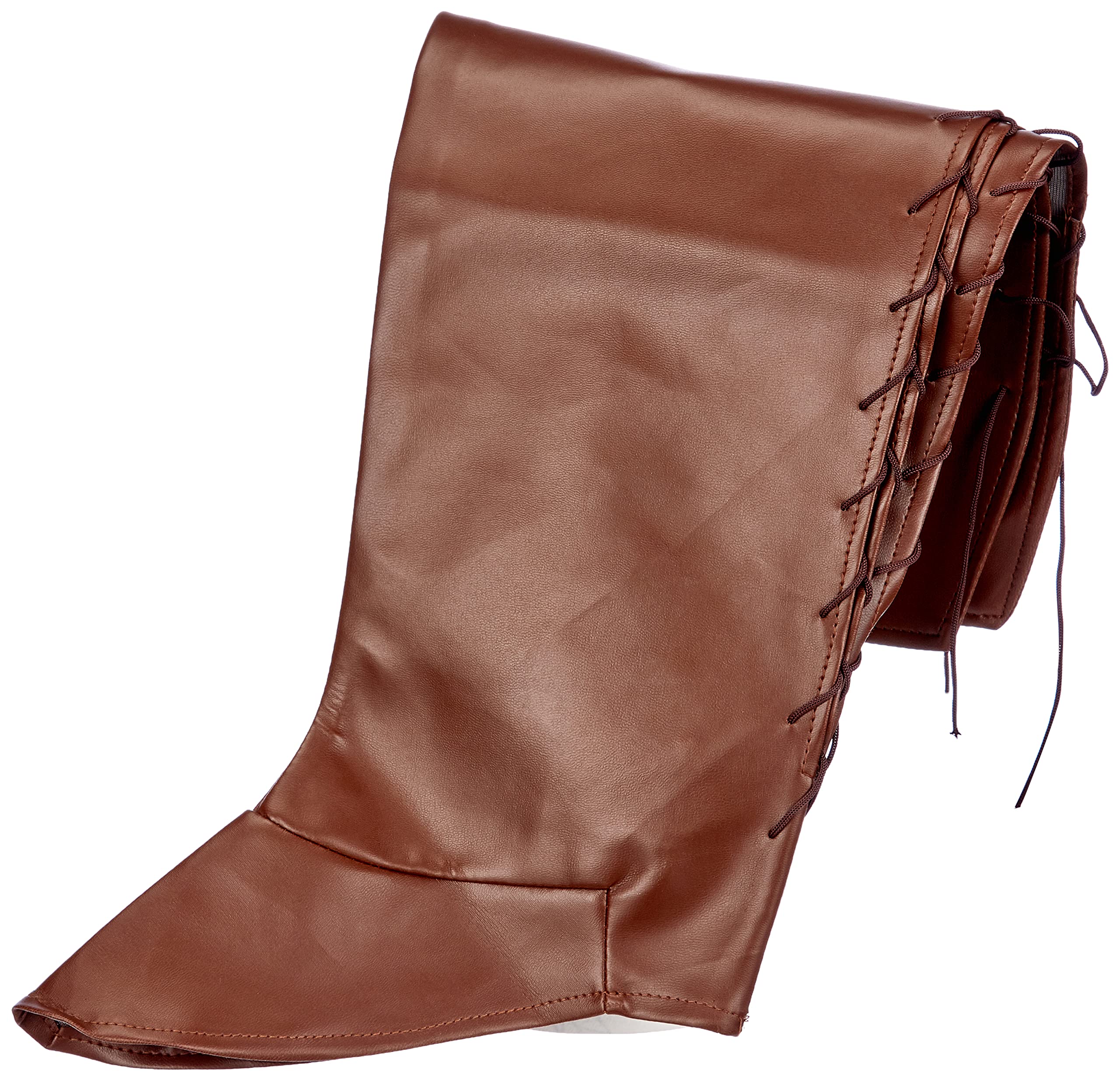 Boland 81993 Walker Boot Warmers, Brown, Accessory for Pirate, Buccaneer, Musketeer or Medieval Costume, Accessory for Fancy Dress Costumes