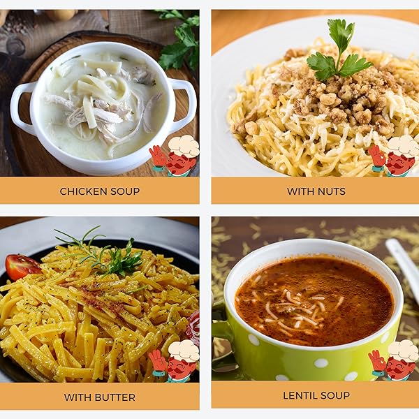 KRAL TRADITIONAL TURKISH EGG NOODLES (ERIŞTE) 250G, NON-GMO, HIGH PROTEIN BEST NOODLE, ALTERNATIVE FOR KLUSKI, FETTUCCINI, TAGLIATELLE, READY FOR COOKING