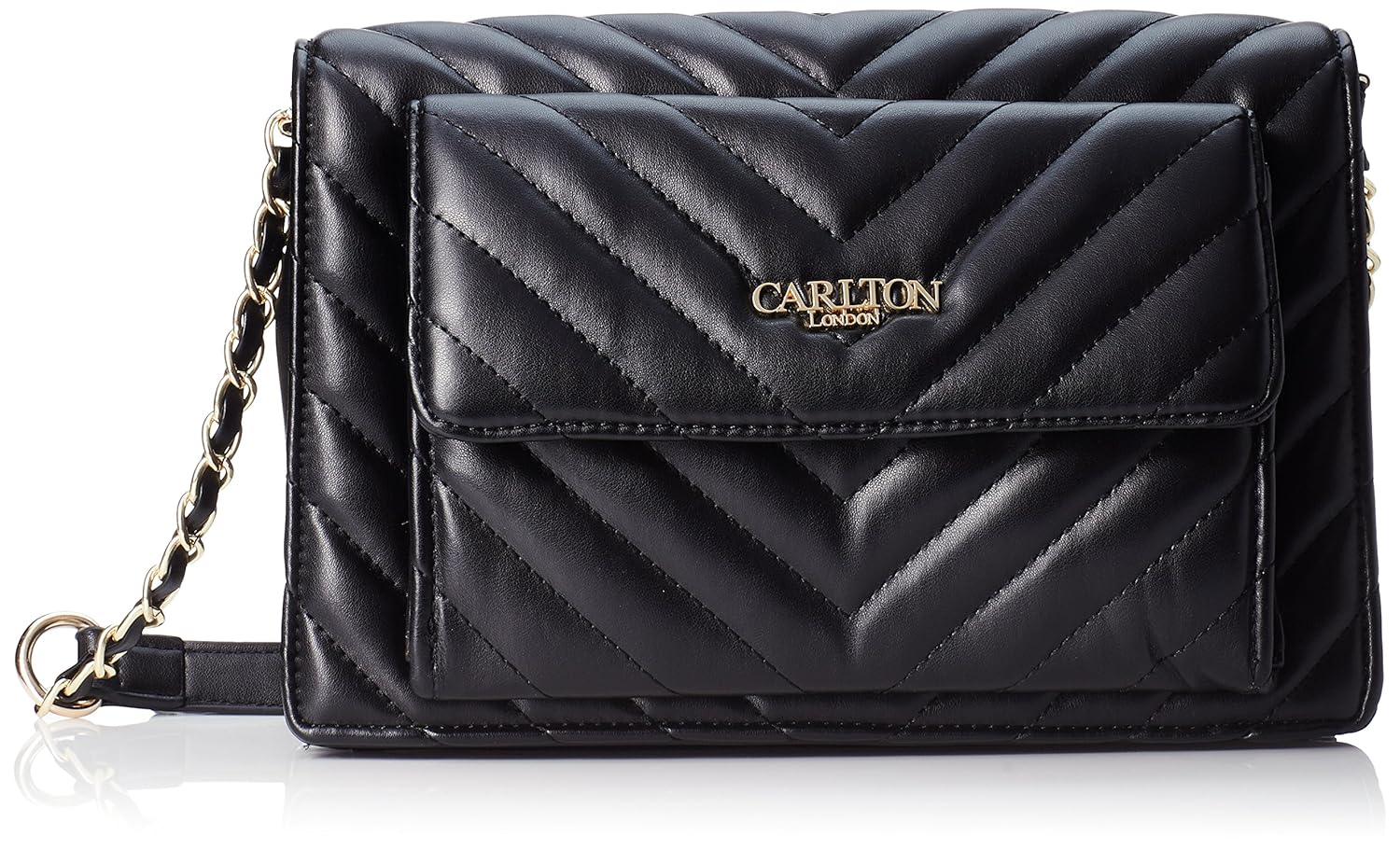 carlton london savanna women's sling bag (black)
