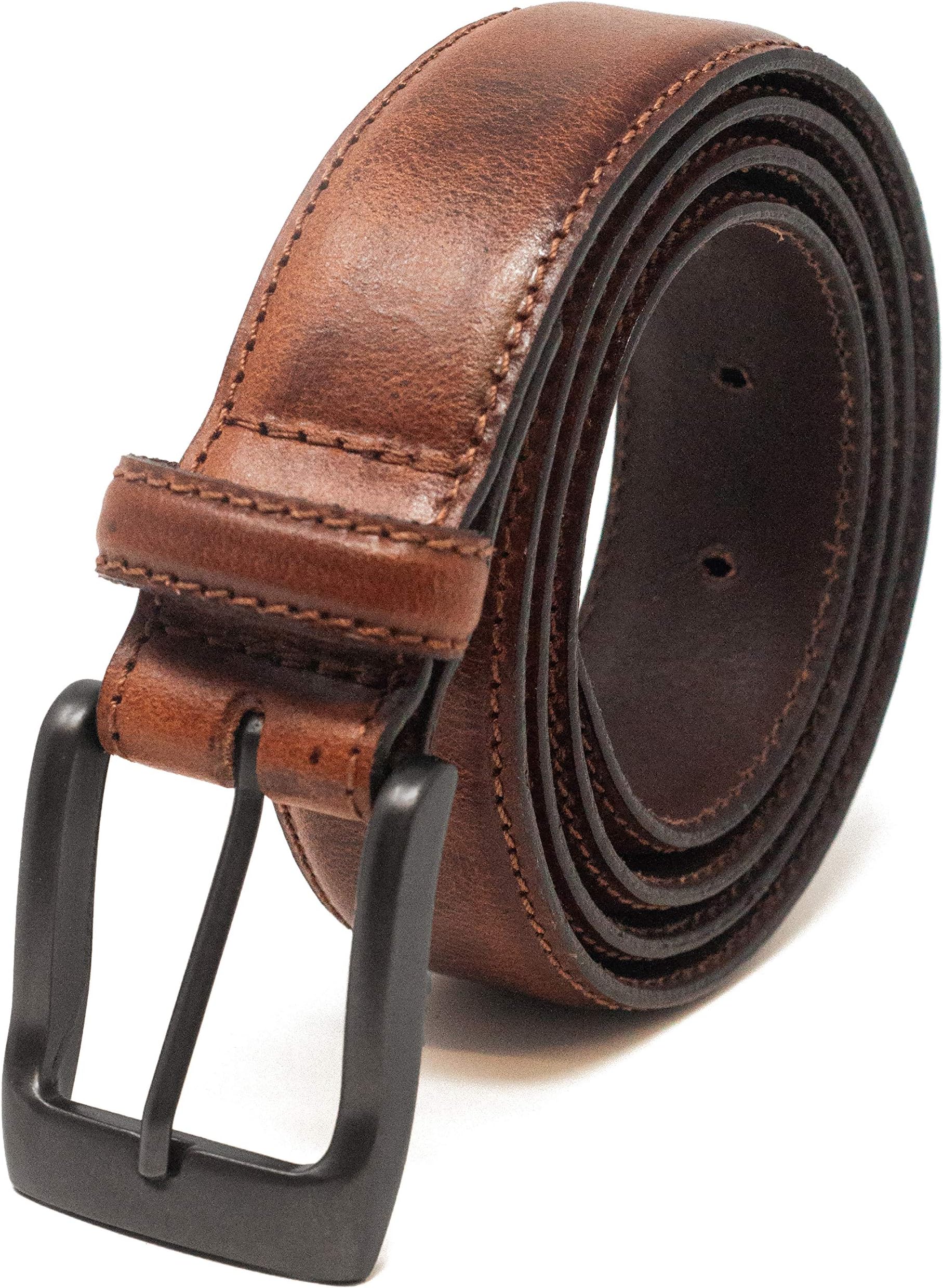 Ashford RidgeMens 32mm Full Leather Suit Trouser Belt