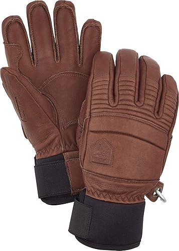 Hestra Mens Ski Gloves: Fall Line Winter Cold Weather Leather