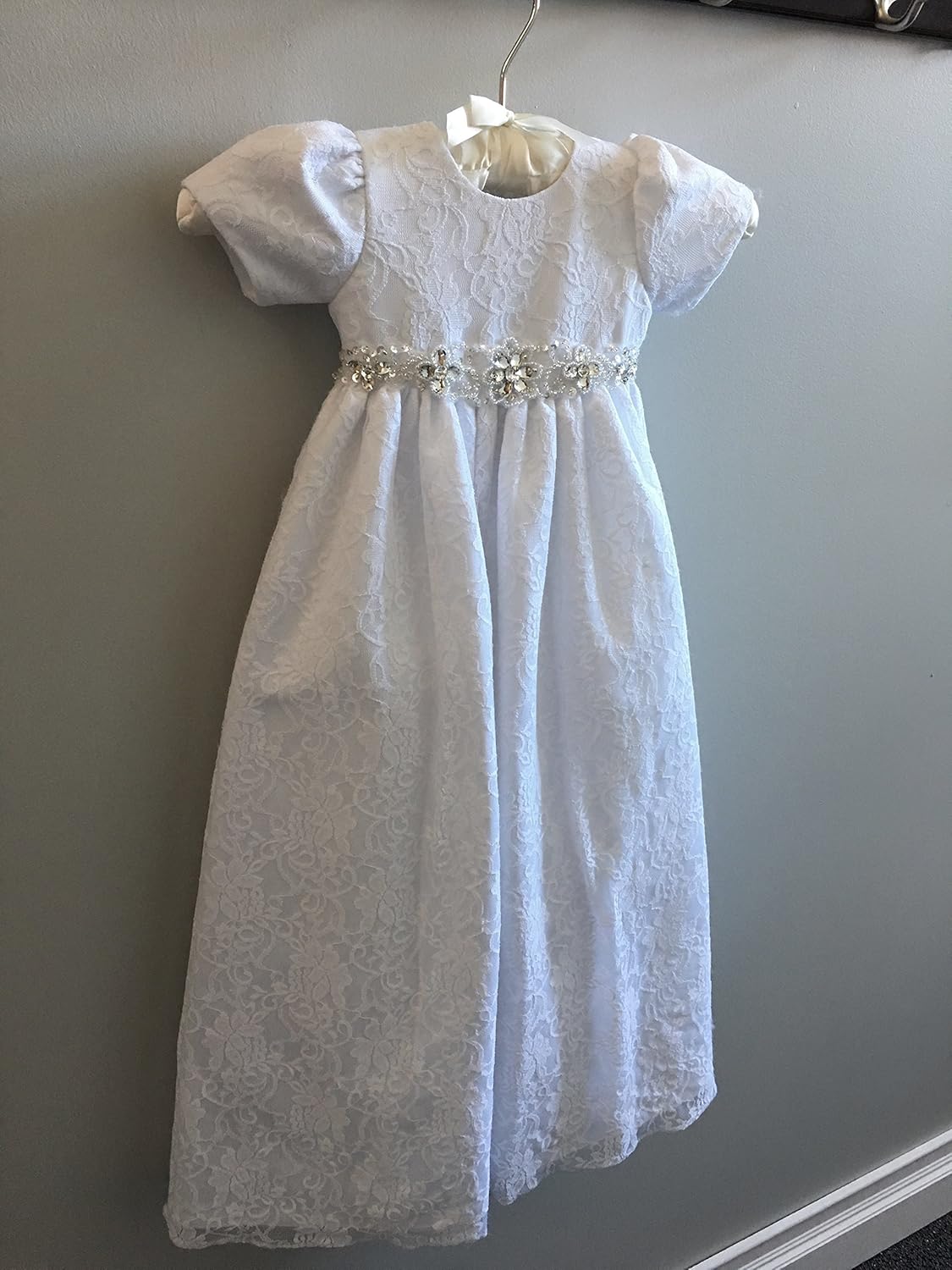 designer christening dress