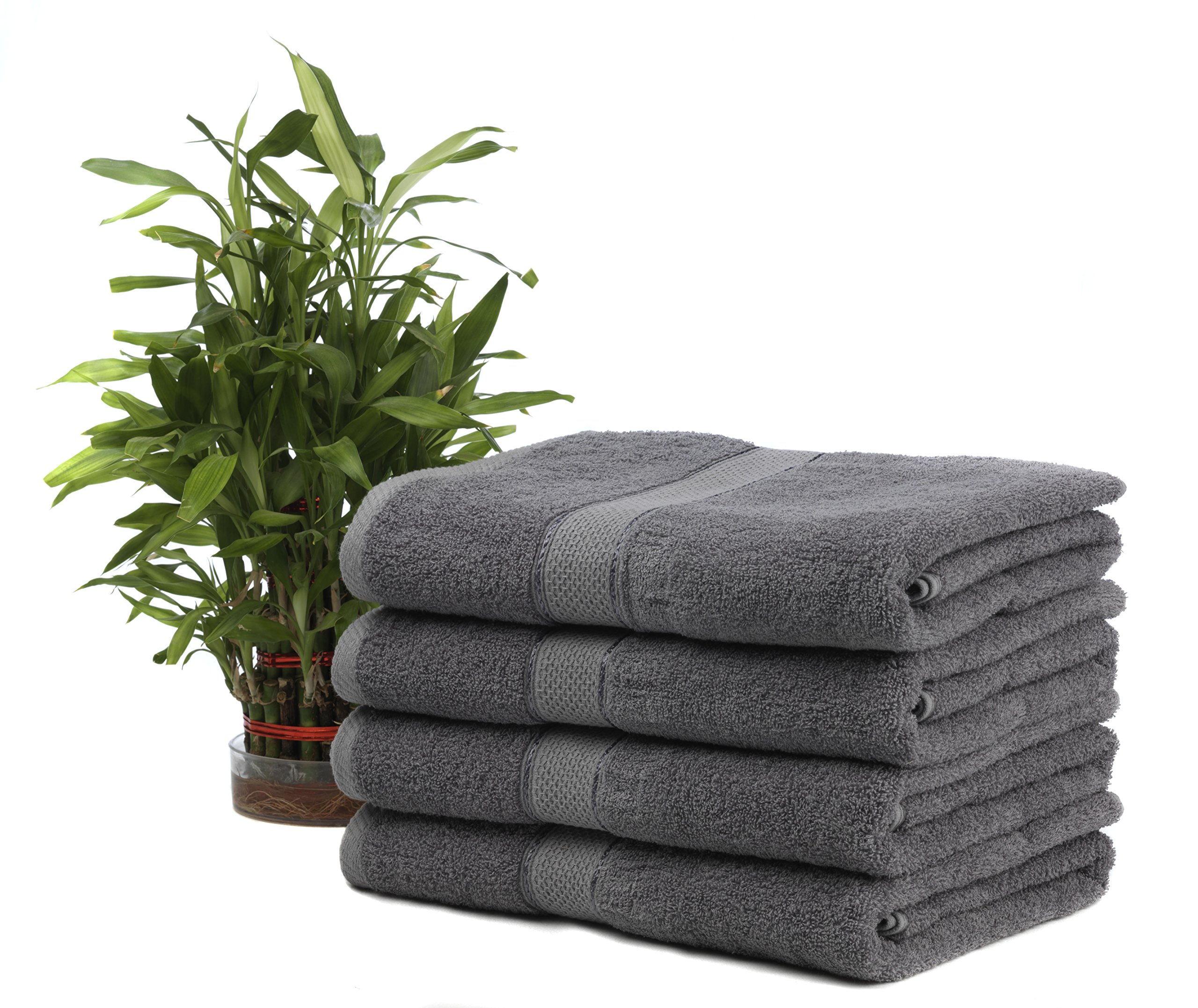 Ariv Collection Premium Bamboo Cotton Bath Towels Natural, Ultra
