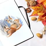 Stationery Island A5 Unlined Notebook Hardback 180 Pages 120gsm Paper view 3