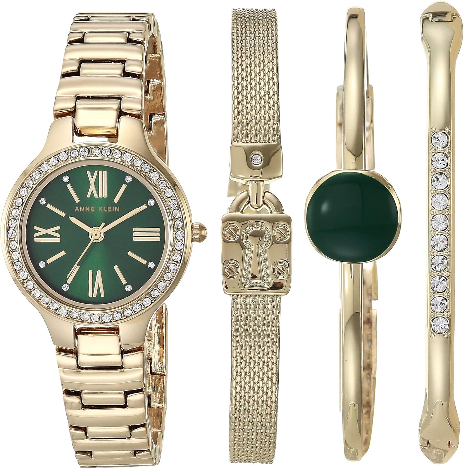 Anne Klein Dress Watch (Model AK/3582GNST) Watches