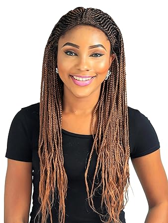 Amazon Com Cornrow Fulani Braid Wig Color 30 22 Inches Beauty