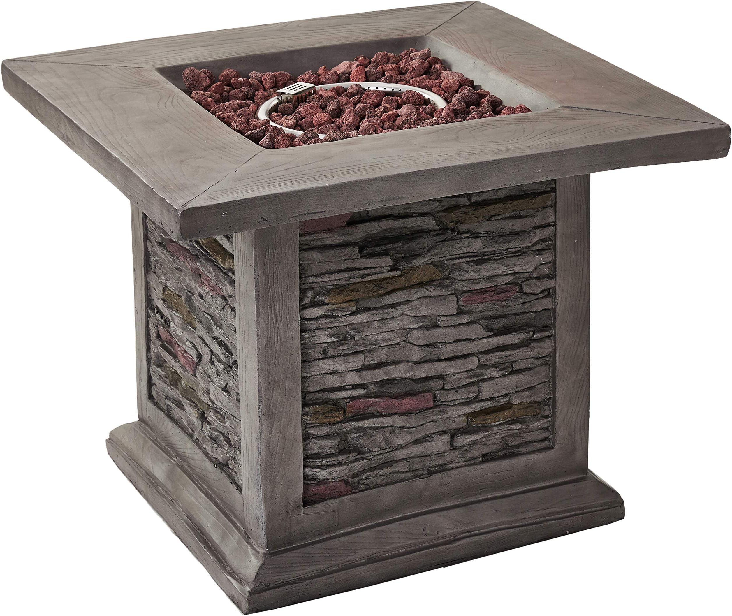 Belmont Home BH 90503 Gas Fire Pit, Grey