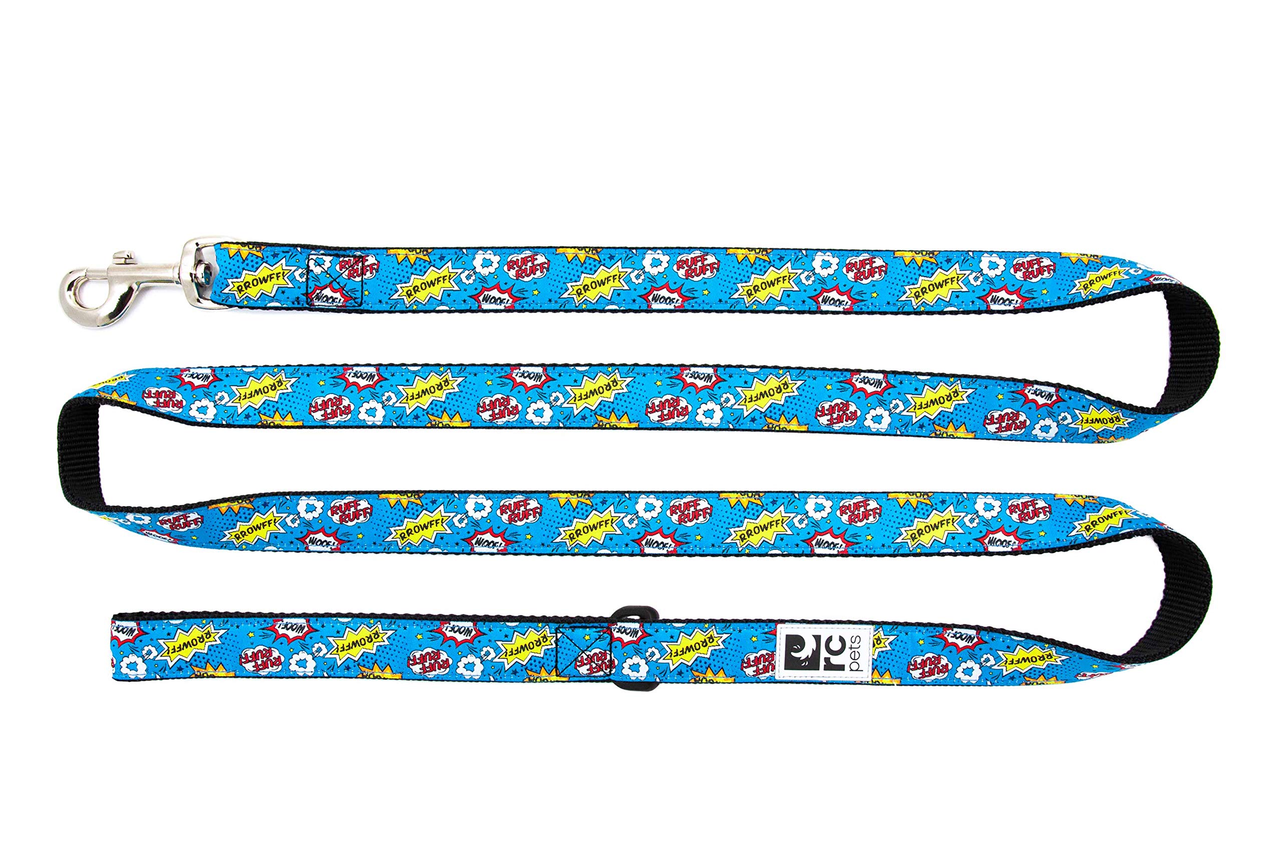 RC Pet Products 1" x 6' Dog Leash, Comic Sounds