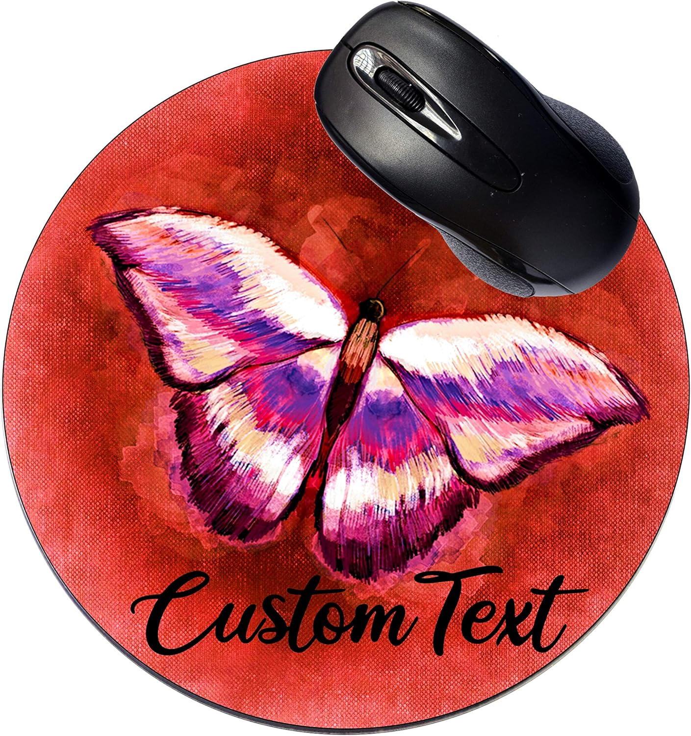 Mouse Pad Butterfly Watercolor Mouse Pad Personalized