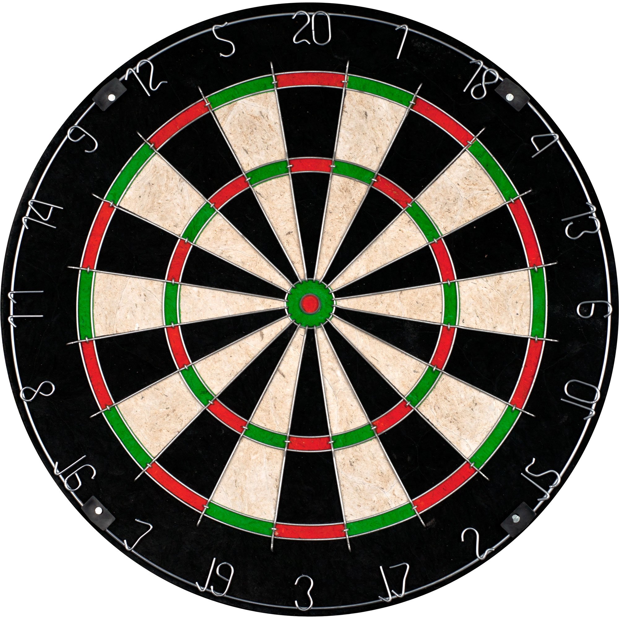 18 Inch Professional Regulation Size Bristle Dart Board with Mounting