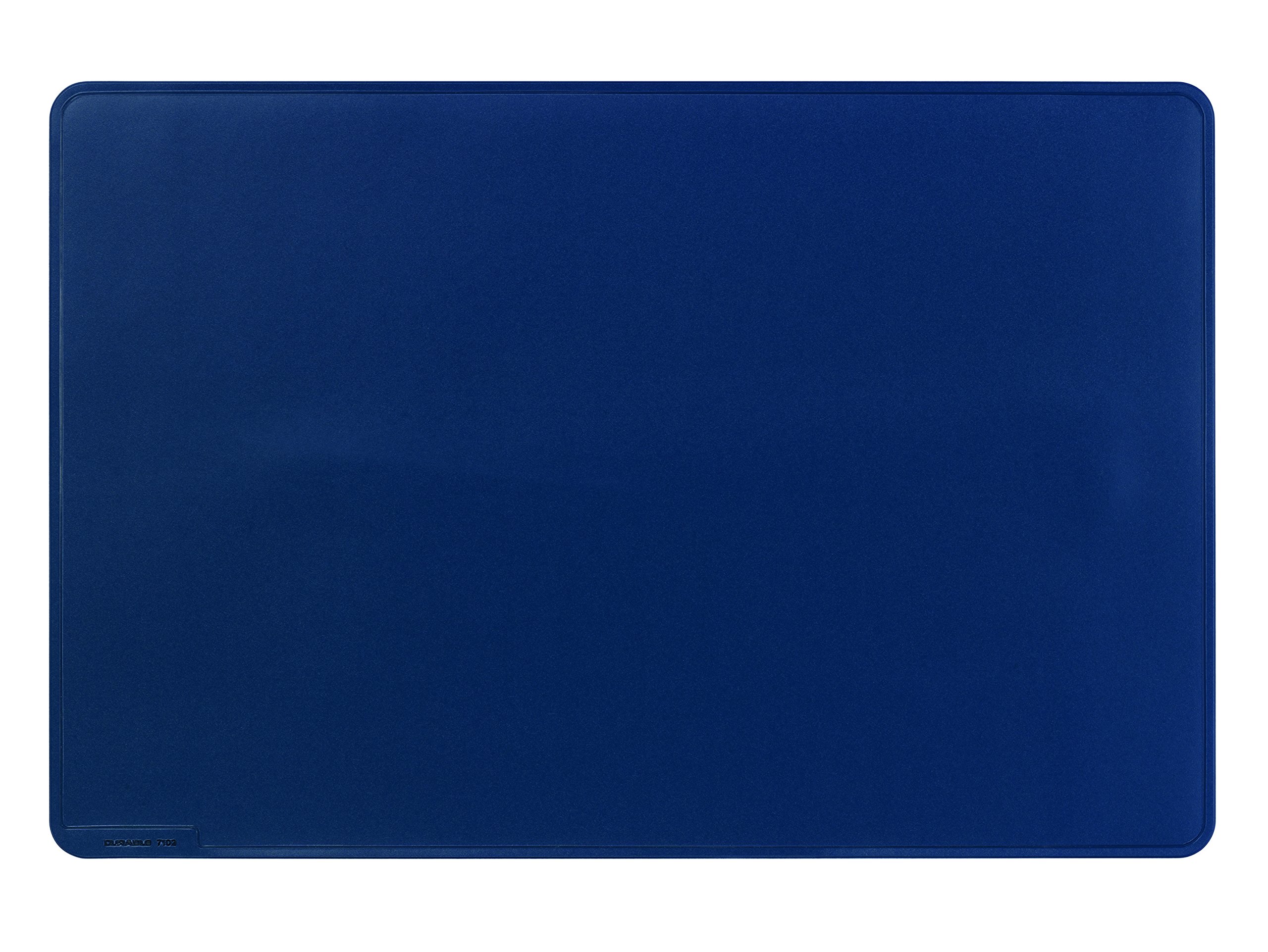 Durable Desk Mat with Contoured Edges in Dark Blue - 53 x 40cm - Pack of 1 - Comfortable To Use - Perfect for Offices, Meeting Rooms, Home Office, etc.