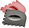 Lodge SCRAPERGPK Durable Grill Pan Scrapers, Red and Black, 2-Pack
