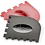Lodge SCRAPERGPK Durable Grill Pan Scrapers, Red and Black, 2-Pack