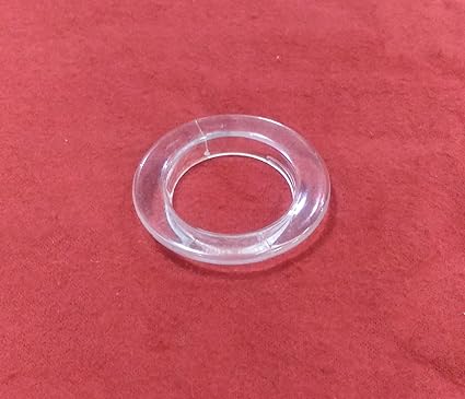 Badris Curtain Eyelet Rings With Lock - Transparent (50)