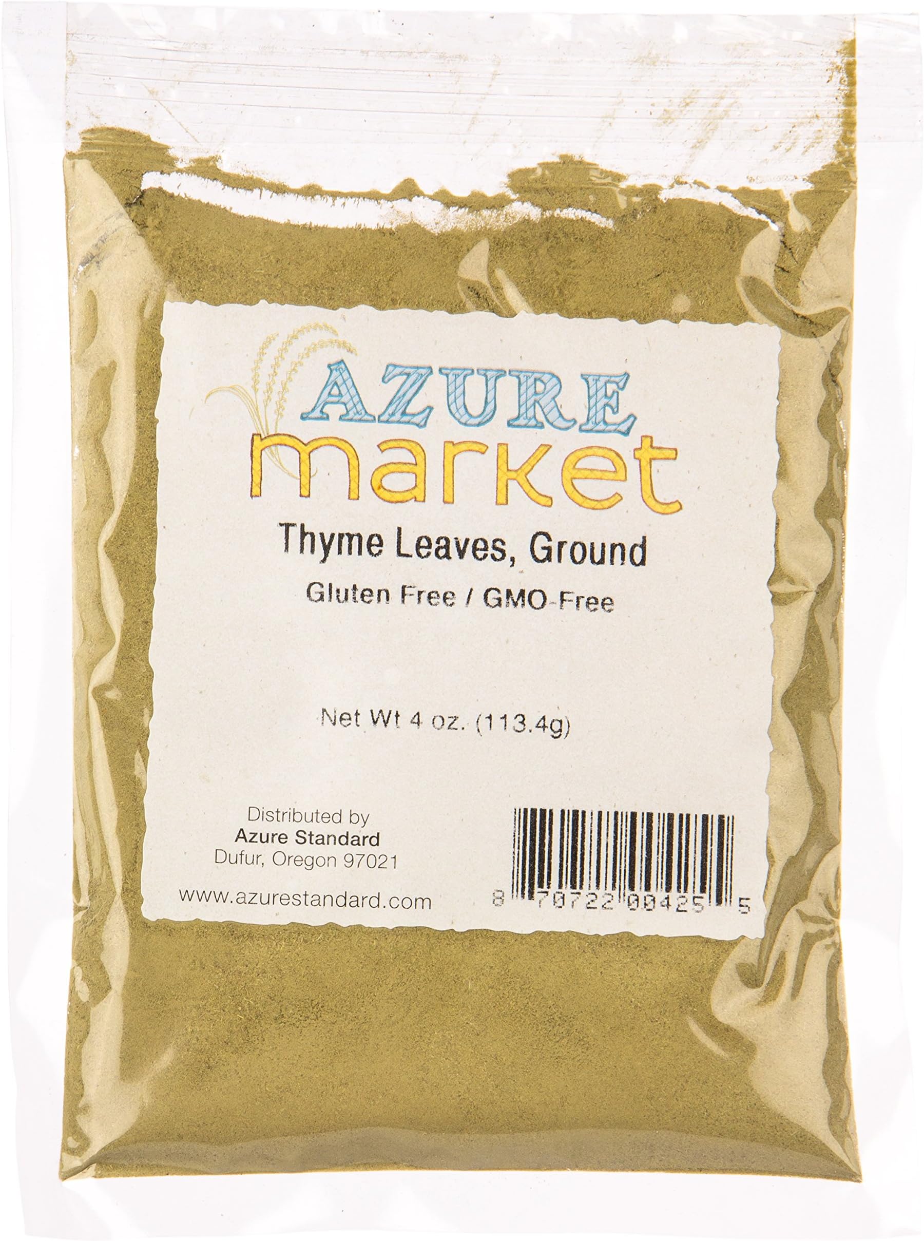 Azure Market Thyme Leaves, Powder - 4 oz