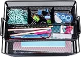 EXERZ Paper Sorters 2pcs Desk Organiser with Top Memo Holder Mesh 34x24.5x18cm view 5