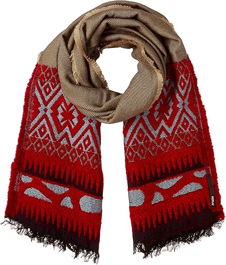 Amazon リプレイ ストール ポリエステルジャガードストール レディース Aw9246 000 A0226a ブラウン レッド Eu Unic Free サイズ ストール 通販