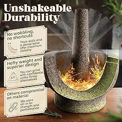 ChefSofi 1.5 Cup-Capacity Mortar and Pestle Set