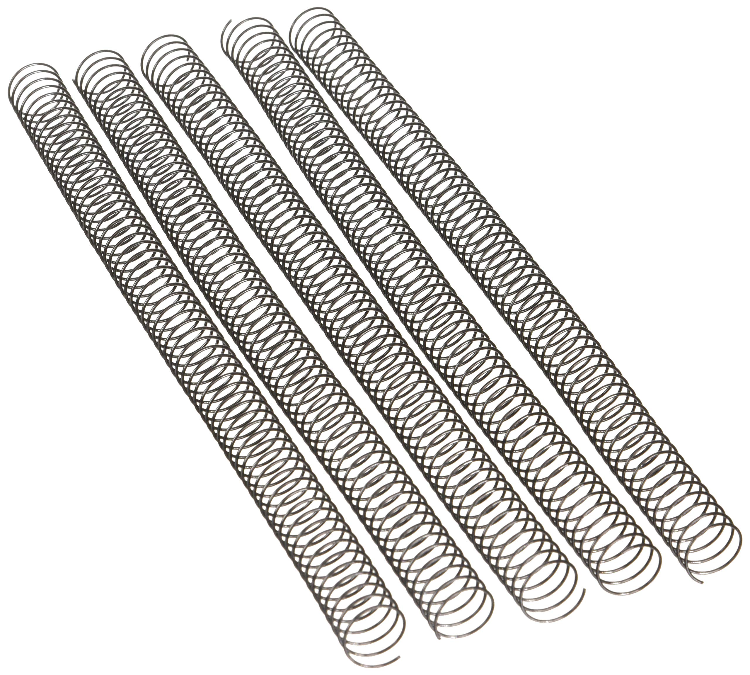 Fellowes – 25 Spiral Metal for Binding, 5: 1, 59 Holes, Black 16 mm Black