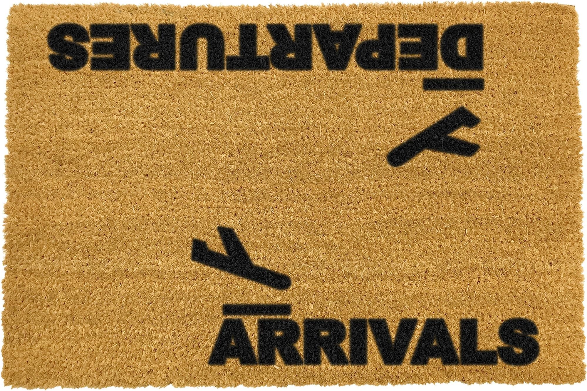 Arrivals and Departures Doormat