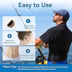 Taoscare Motion Sickness Patches, Sea Sickness
