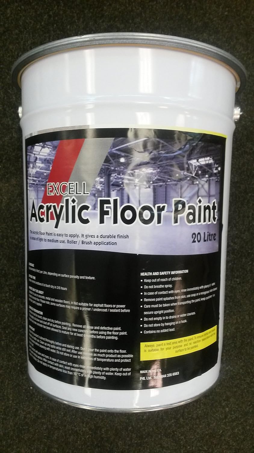 Acrylic Floor Paint 20Ltr Grey Amazon.co.uk DIY & Tools
