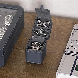 ROTHWELL Single Watch Travel Case with Accessory