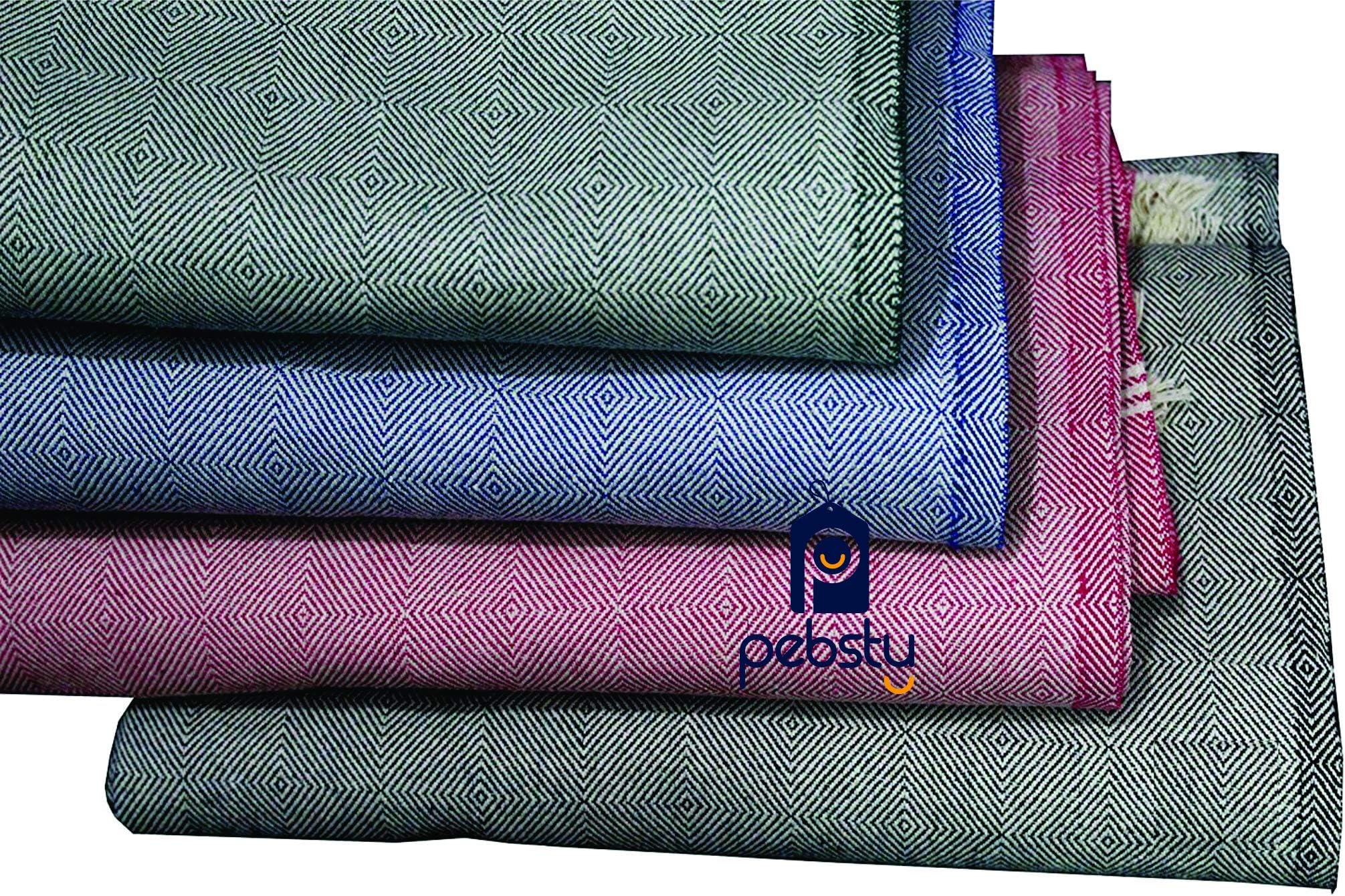 Pebsty® Cotton 400 TC AC Blanket- 4 Pcs Combo (Single_Multicolour)