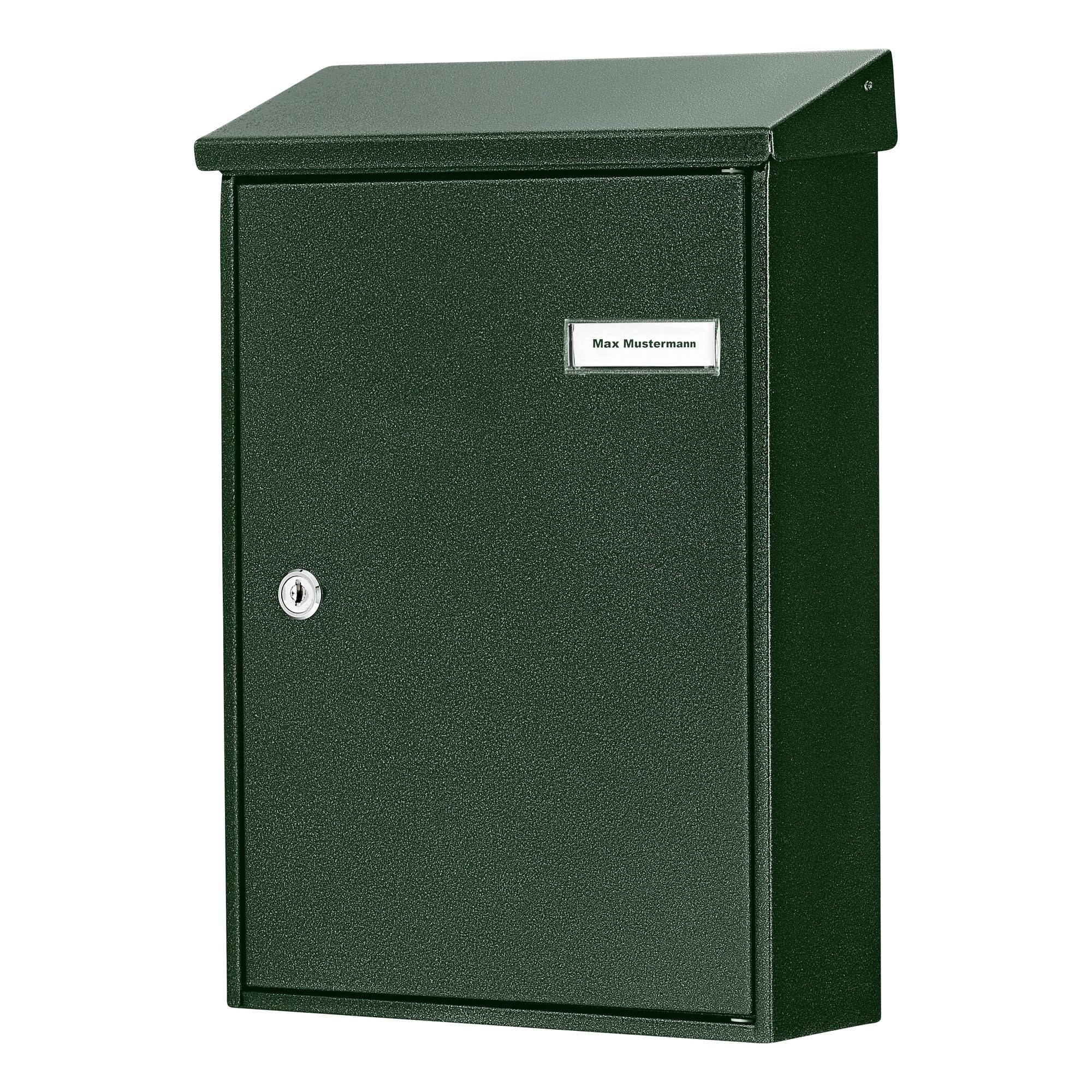 Burg-Wächter LETTER 5832 GR Iron-Coloured Sheet Steel Wall Mount Mailbox