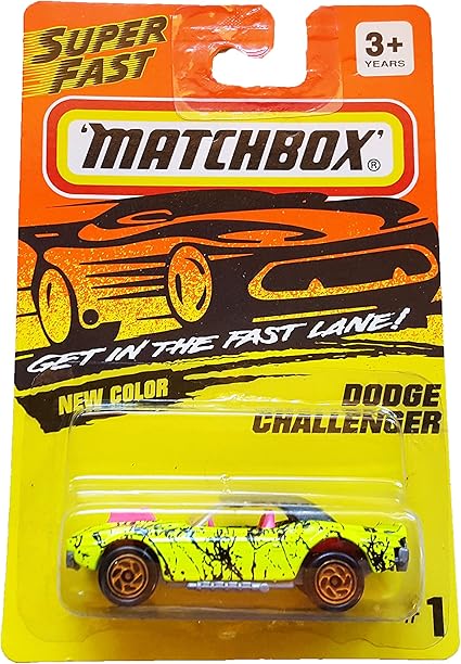 dodge challenger matchbox car