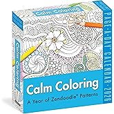 Calm Coloring Page-A-Day® Calendar 2026: A Year of Zendoodle® Patterns