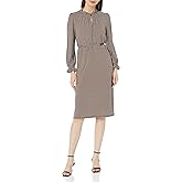 Adrianna Papell Womens Printed Smocked Waist Dress